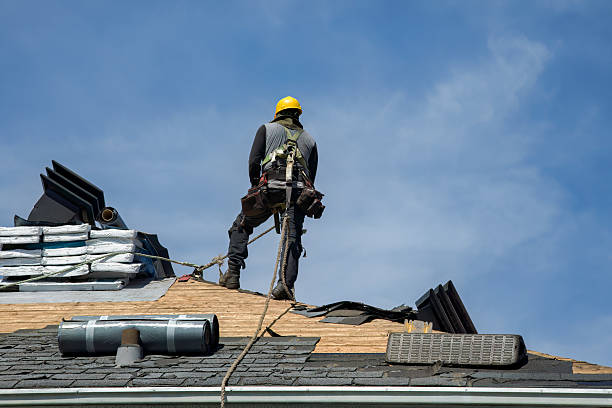 Professional Roofing technician working in Gillsville, GA